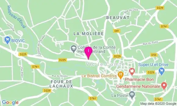 Localisation Elodie Lacoste