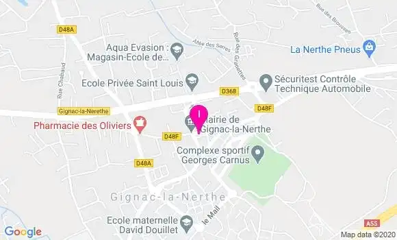 Localisation Marine Catzaras