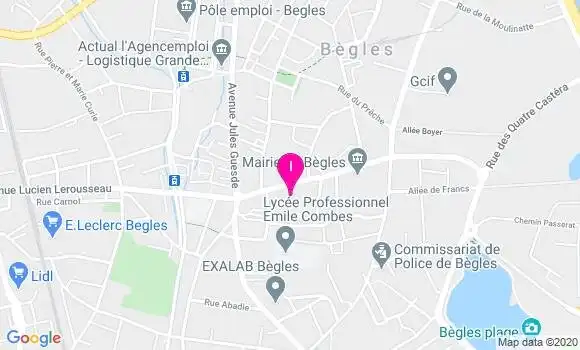 Localisation Eve Robin