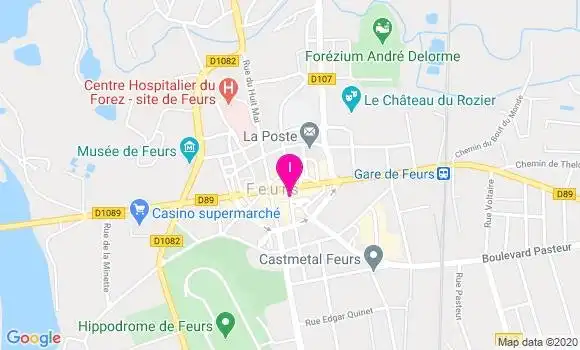 Localisation Natacha Luquet Laget
