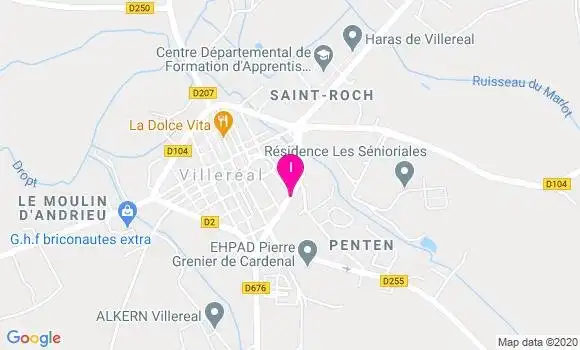 Localisation Isabelle Geneste