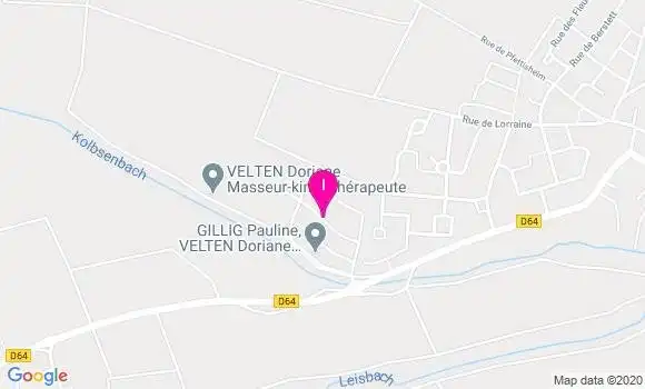 Localisation Delphine Voinson