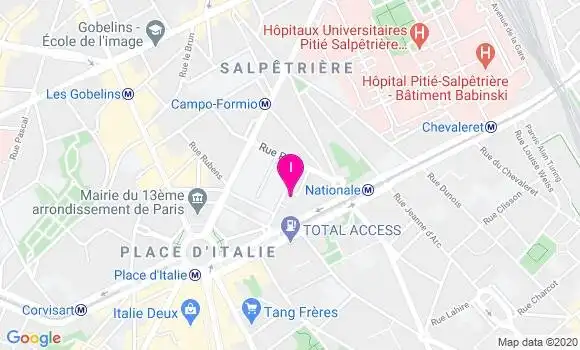 Localisation Aude Spriet