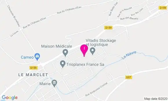 Localisation Sophie Trioux