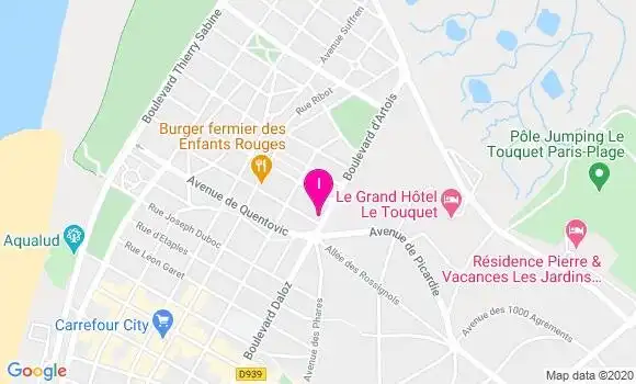 Localisation Amandine Lebrun