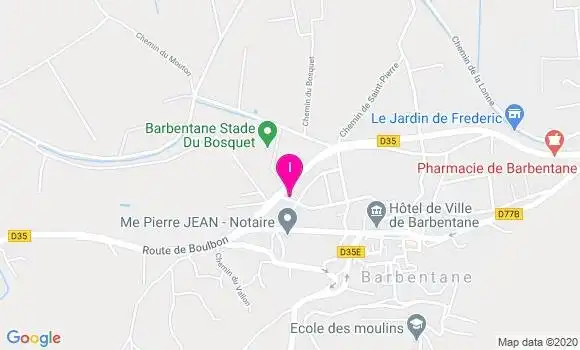 Localisation Sandrine Simon