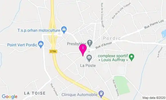 Localisation Delphine Evanno