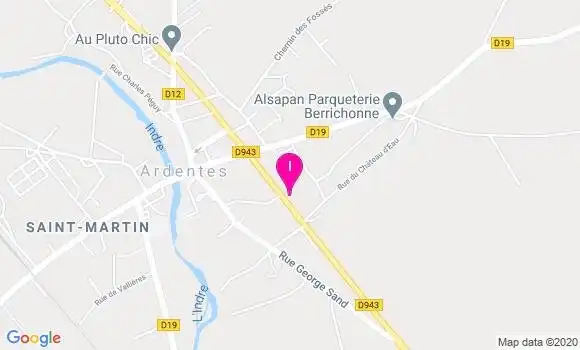 Localisation Amandine Prevost