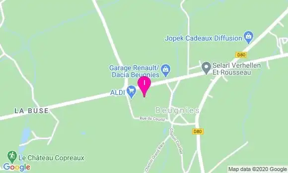 Localisation Gwendoline Masy