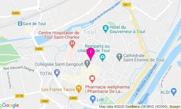 Localisation Geraldine Bourguignon