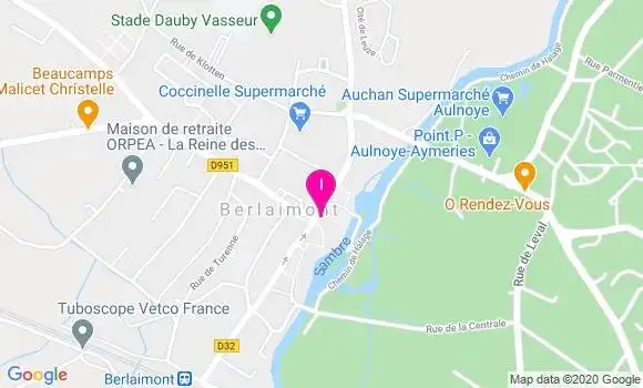Localisation Vanessa David
