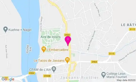 Localisation Nadine Cahagne Chelha