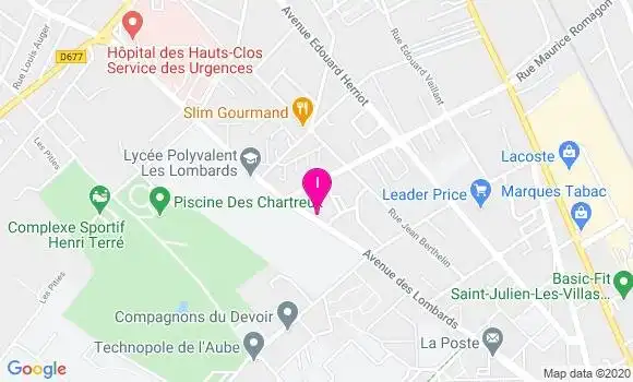 Localisation Marie Christine Hubert