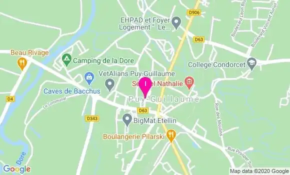 Localisation Amelie Cerisier