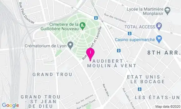 Localisation Pauline Martinez