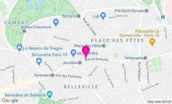Localisation Martin Grimaldi