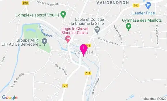 Localisation Aude Pouzineau