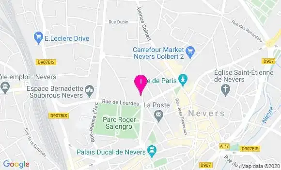 Localisation Marie Agnes Grobost