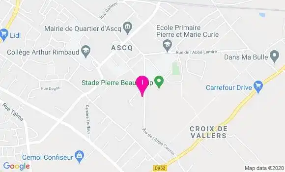 Localisation Emmanuelle Drique