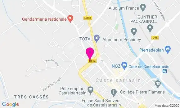 Localisation Hafidah Gaspard