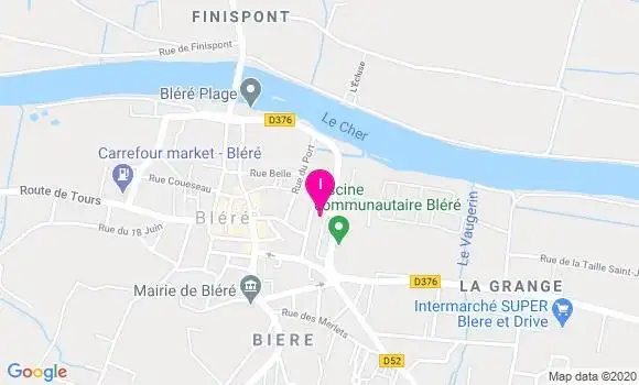 Localisation Matthieu Bouvier