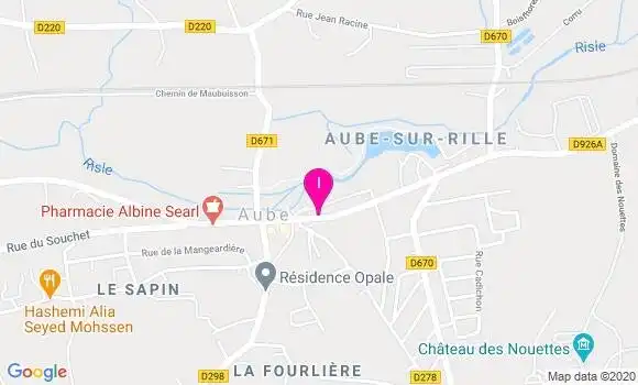 Localisation Ophelie Chauvicourt Duriez