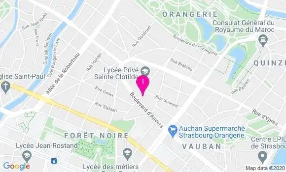 Localisation Audrey Andres