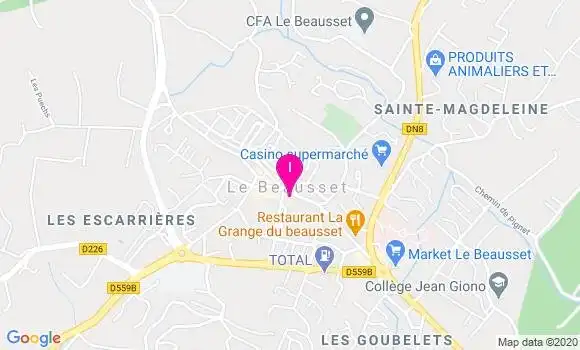 Localisation Elodie Levis