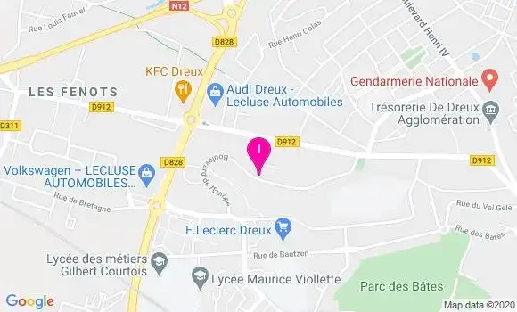 Localisation Carolanne Dujardin