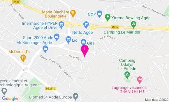 Localisation Eve Valette
