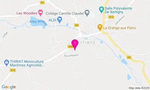 Localisation Myriam Couval
