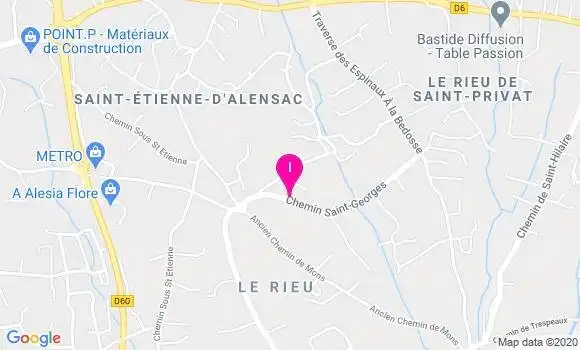 Localisation Valerie Gevaudan