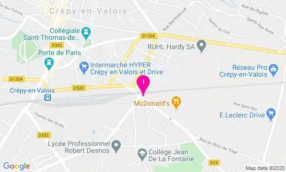 Localisation Florine Vasseur
