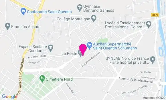 Localisation Emilie Lorriaux