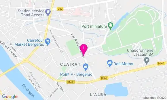 Localisation Christine Fernandez