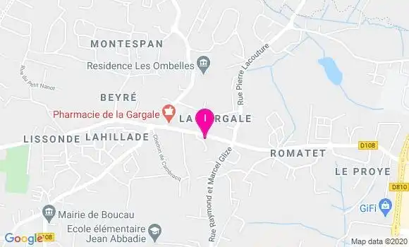 Localisation Sophie Bergemayou