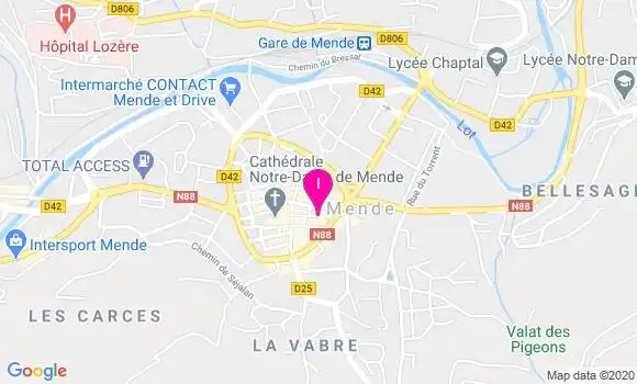 Localisation Lucie Buriot
