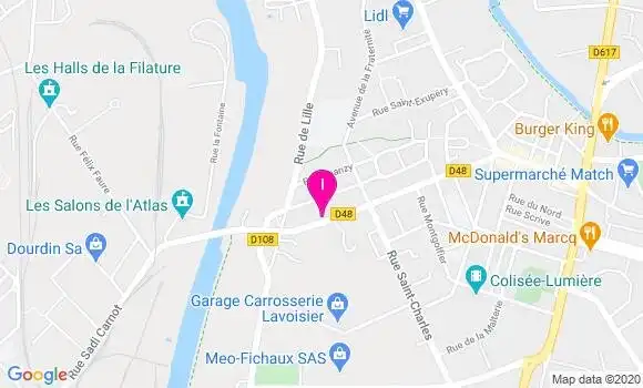Localisation Sandra Carpentier