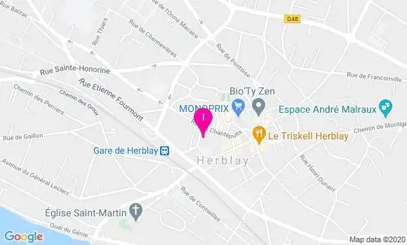 Localisation Severinne Le Roy