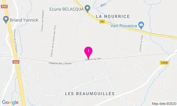 Localisation Coralie Amiel