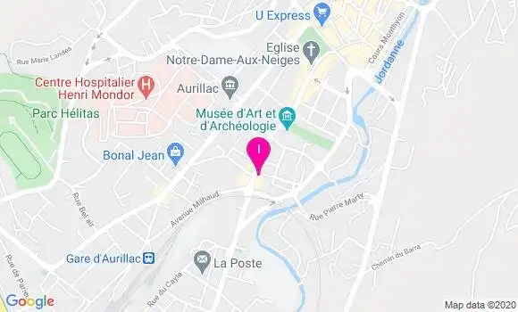 Localisation Emilie Caro