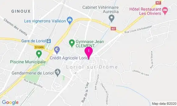 Localisation Laurence Toscano