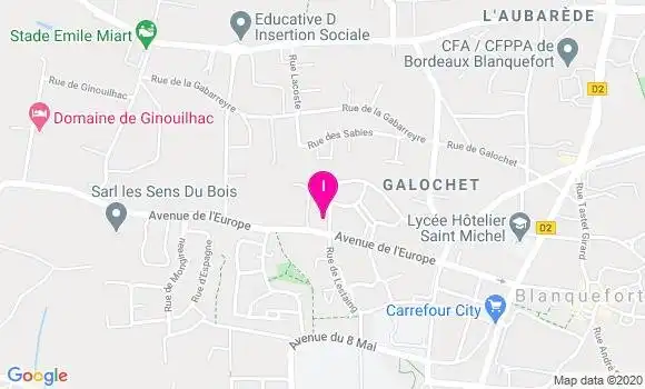 Localisation Eugenie Ondoua