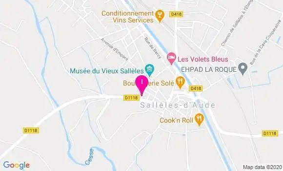 Localisation Caroline Courtade