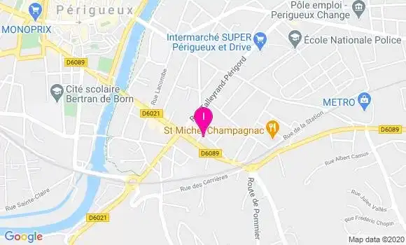 Localisation Charlene Granger
