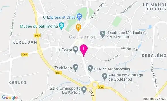 Localisation Chloe Lagadec