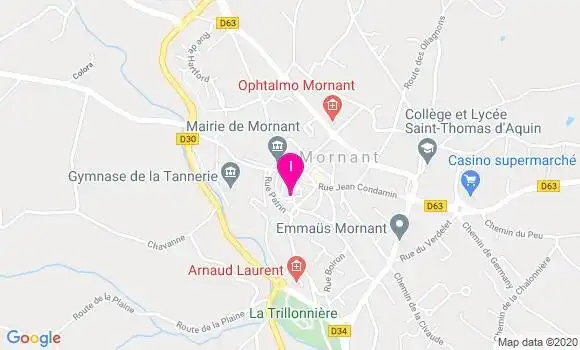 Localisation Jennifer Recolin Blardon