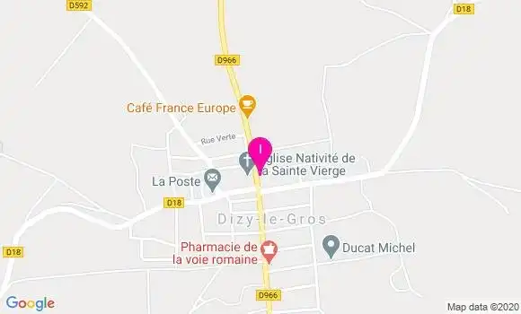 Localisation Isabelle Vercollier