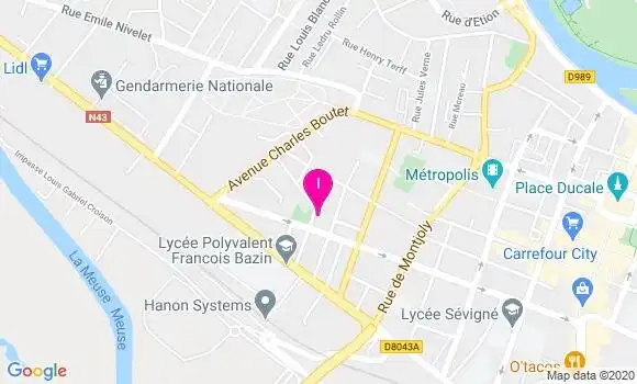 Localisation Aline Saingery