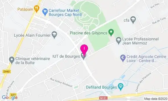 Localisation Delphine Gallardo